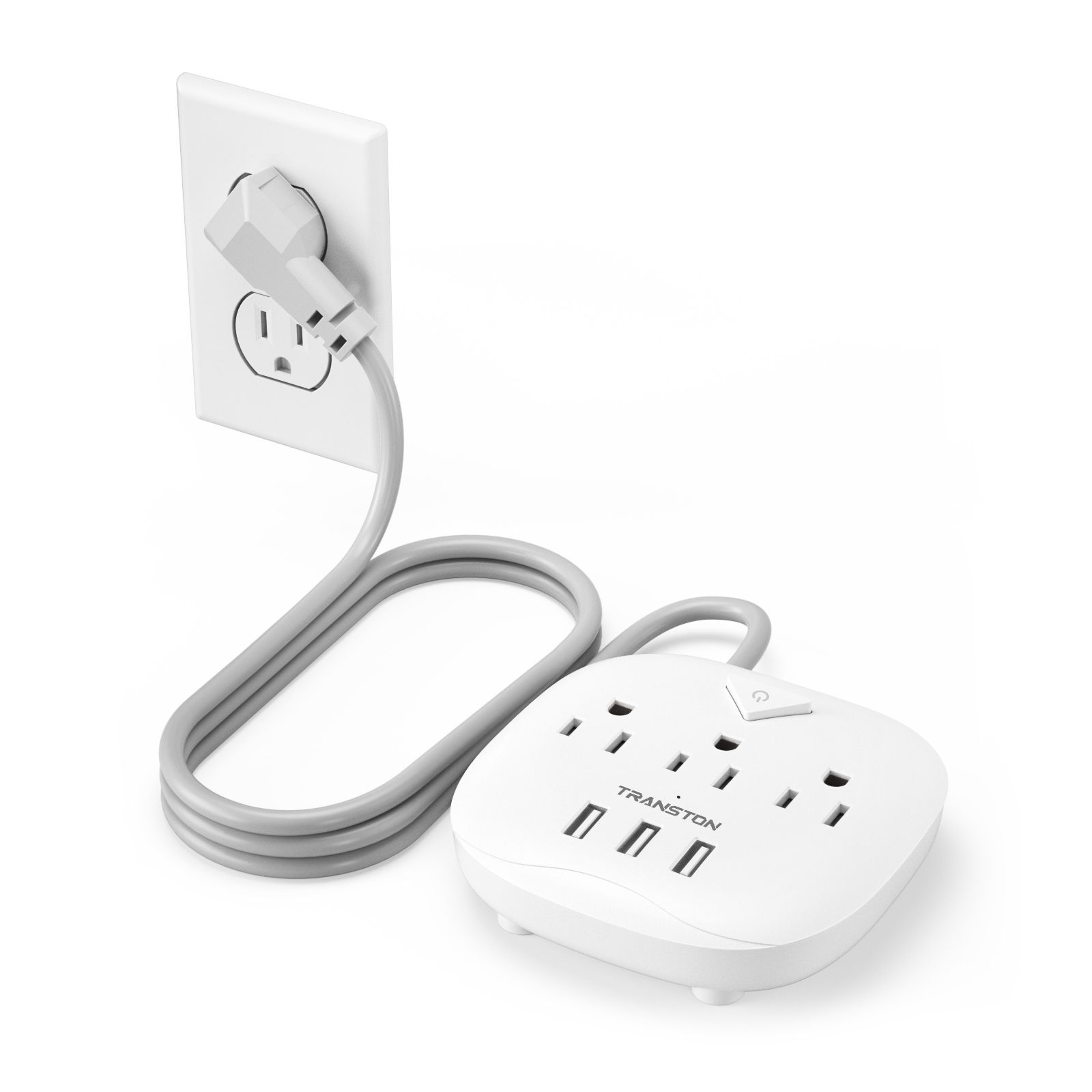 TRANSTON Power Strip with USB Ports