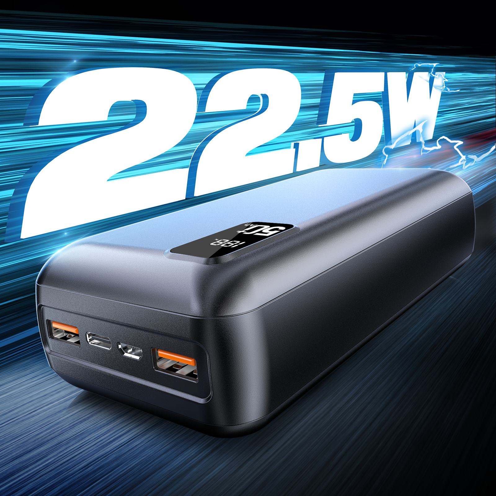 hganus 50000mAh 22.5W Power Bank