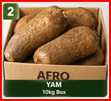 BOX OF NATIVE YAMS