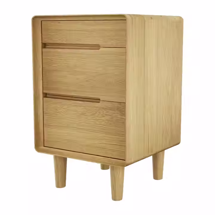 Stockholm 3 Drawer Bedside Cabinet