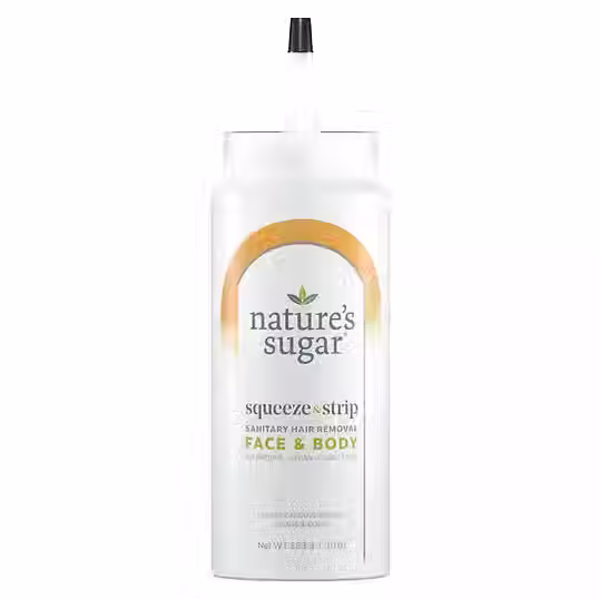 Nature's Sugar Face & Body Squeeze ‘n Strip bottle