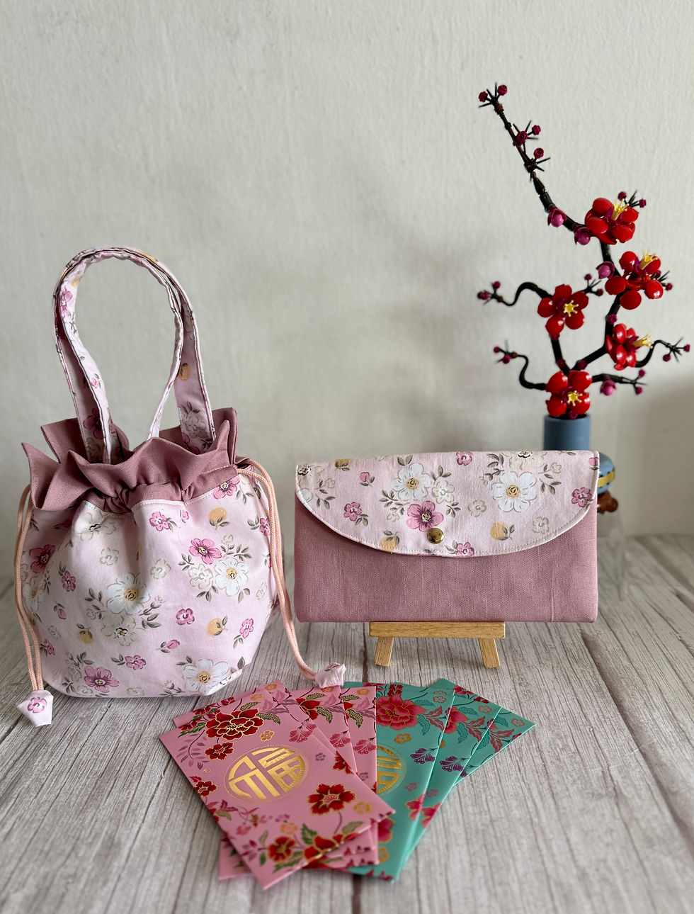 Thumbnail: Red Packet Organiser  - Pink Base