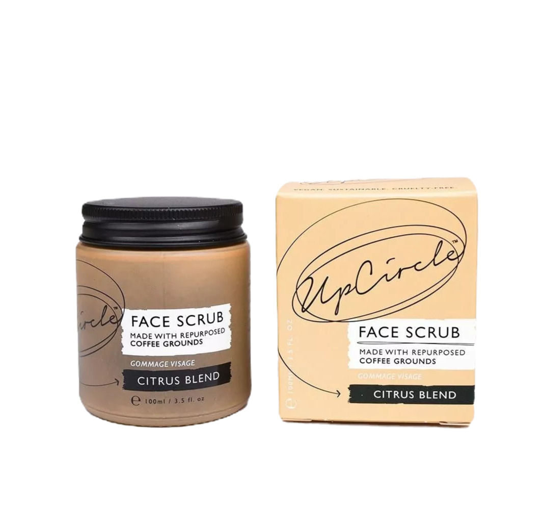 Up Circle - Natural Face Scrub – Citrus Blend for Dry Skin - 100ml