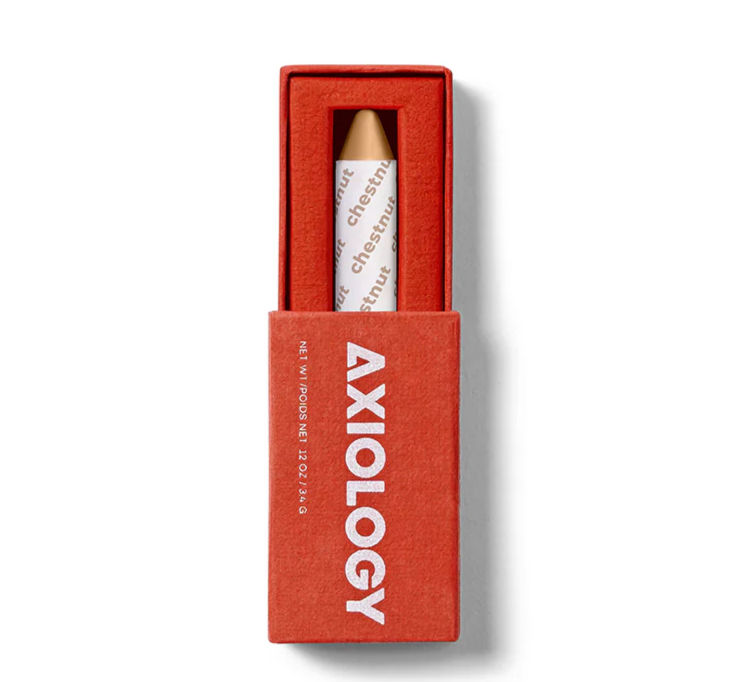 Axiology - 3-in-1 Balmie Sustainable Makeup Highlighter Crayon - Chesnut
