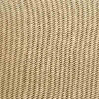 Close-up of tan canvas binding tape, showing textured weave.