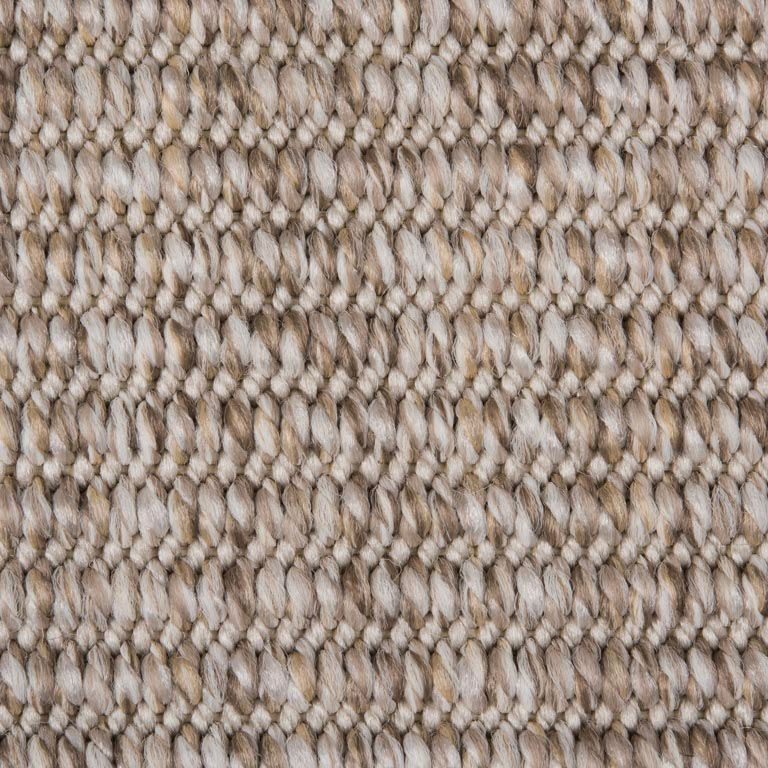 Thumbnail: Close-up of Augusta Polypropylene Rug texture with grey border.