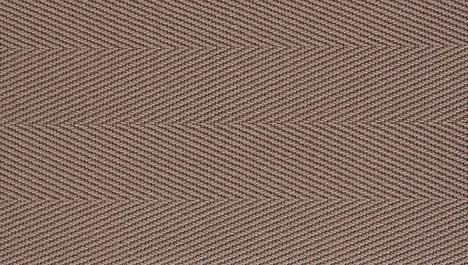 Border Sample - Cotton Herringbone, C30, Chambray
