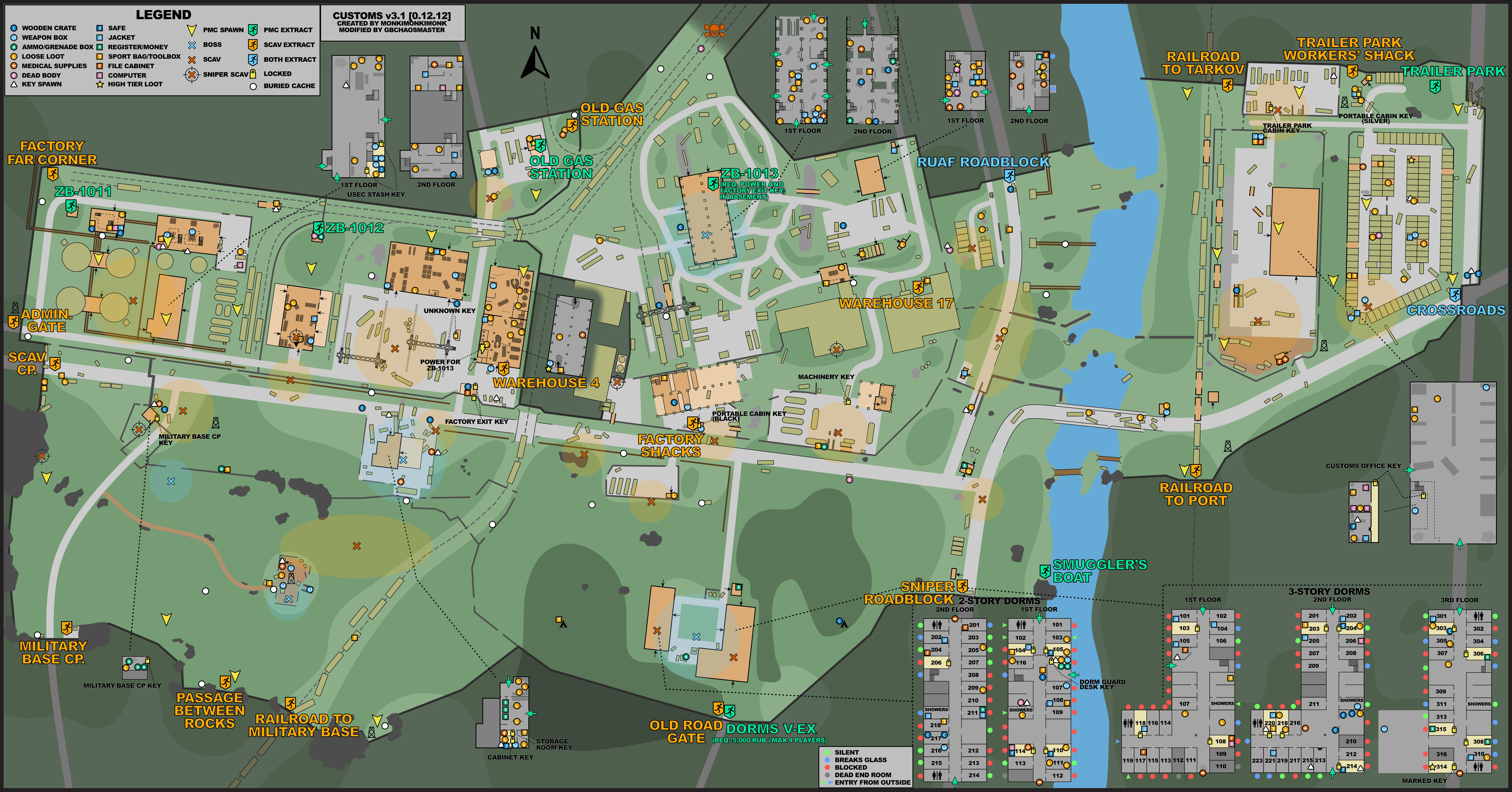 Customs 2d Map