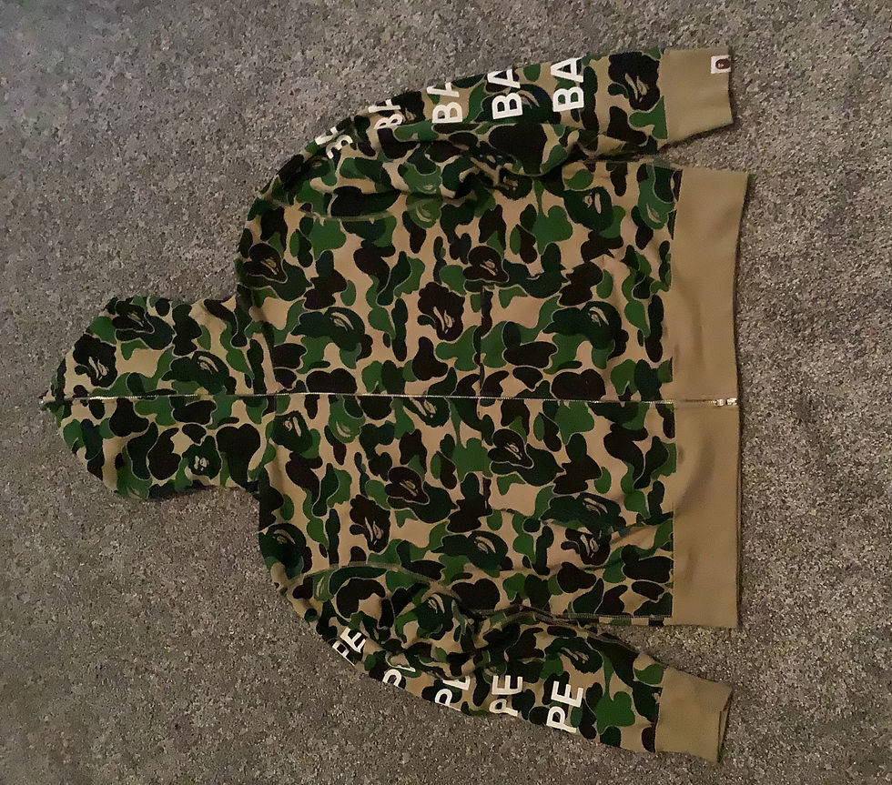 Thumbnail: A Bathing Ape Full Zip Camo Hoodie