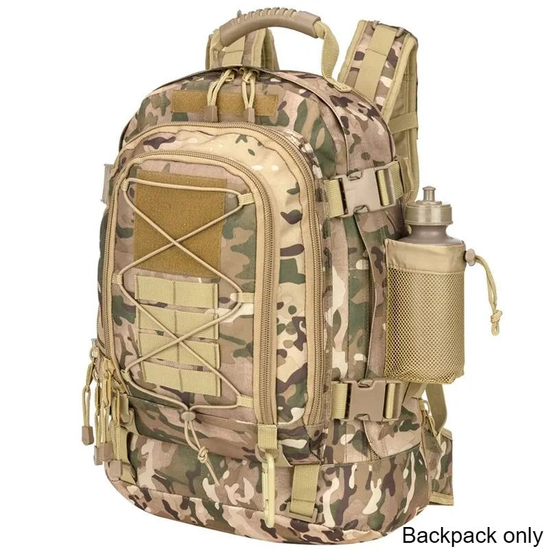 Thumbnail: 65L Large Capacity Outdoor Backpack – MOLLE Waterproof Hiking Rucksack for Cam