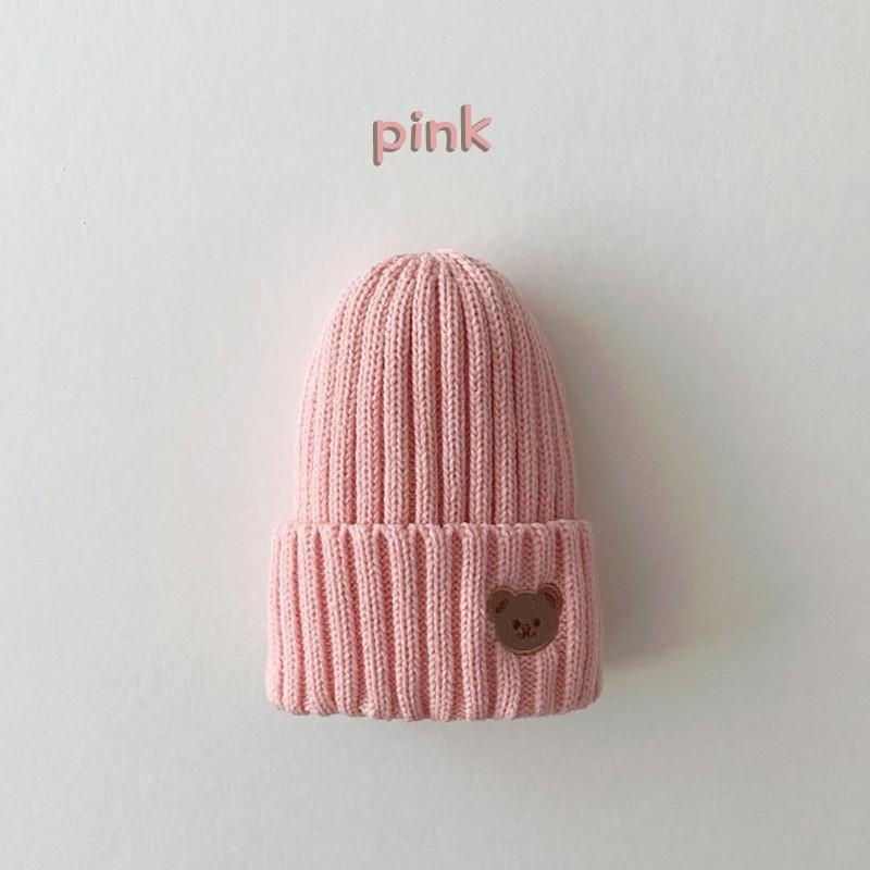 Thumbnail: Kids’ Teddy Bear Rib-Knit Beanie