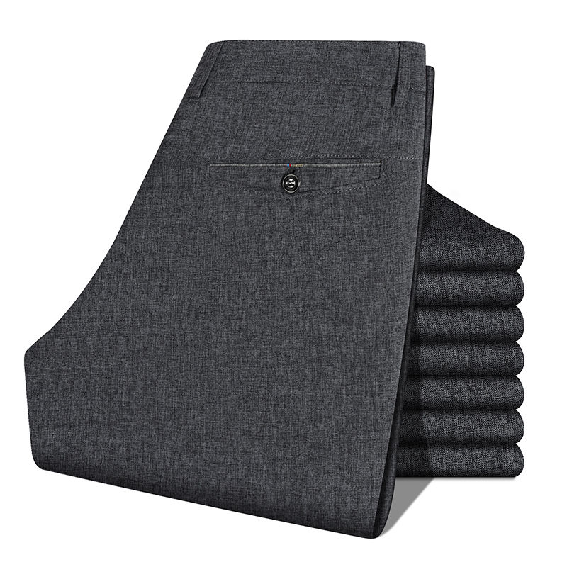 Thumbnail: Mens Straight Leg Dress Trousers