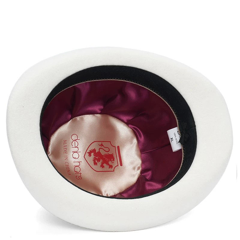 Thumbnail: Wool Bowler Derby Hat