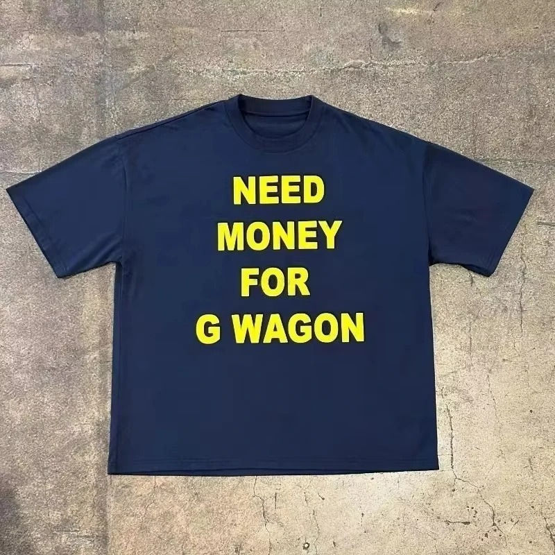 Thumbnail: Need Money Oversized Graphic Streetwear Tee