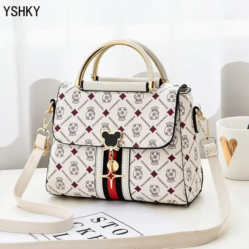 Thumbnail: Patterned Stripe Crossbody Handbag