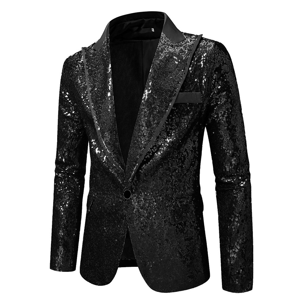 Thumbnail: Gentlemen’s Metallic Sequin Statement Blazer