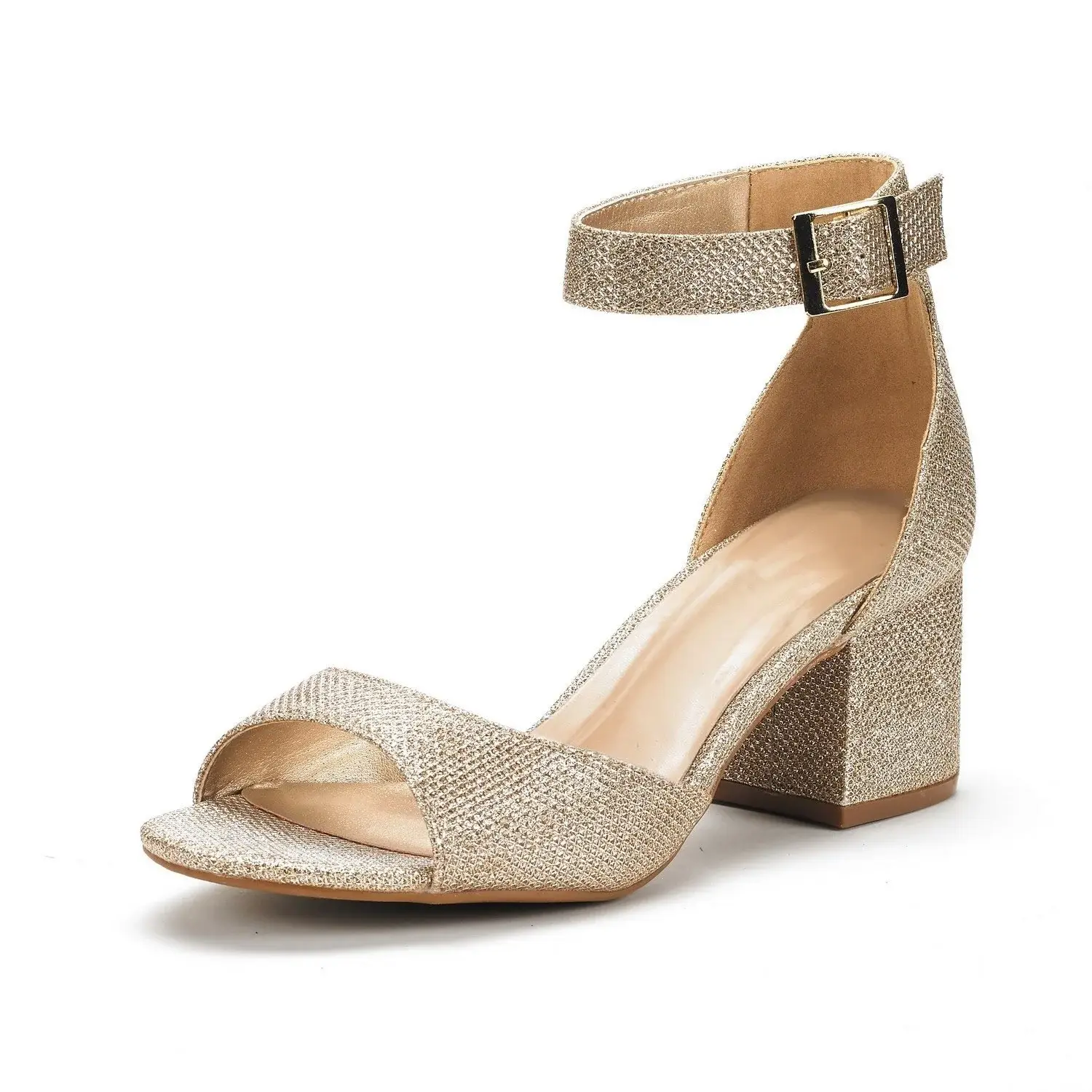 Golden Evening Ankle-Strap Sandals - view 1