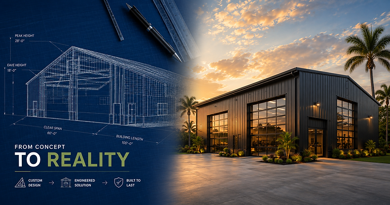 Custom Steel Buildings Florida