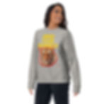 Thumbnail: Mind Your Business, Unisex Premium Sweatshirt, yellow