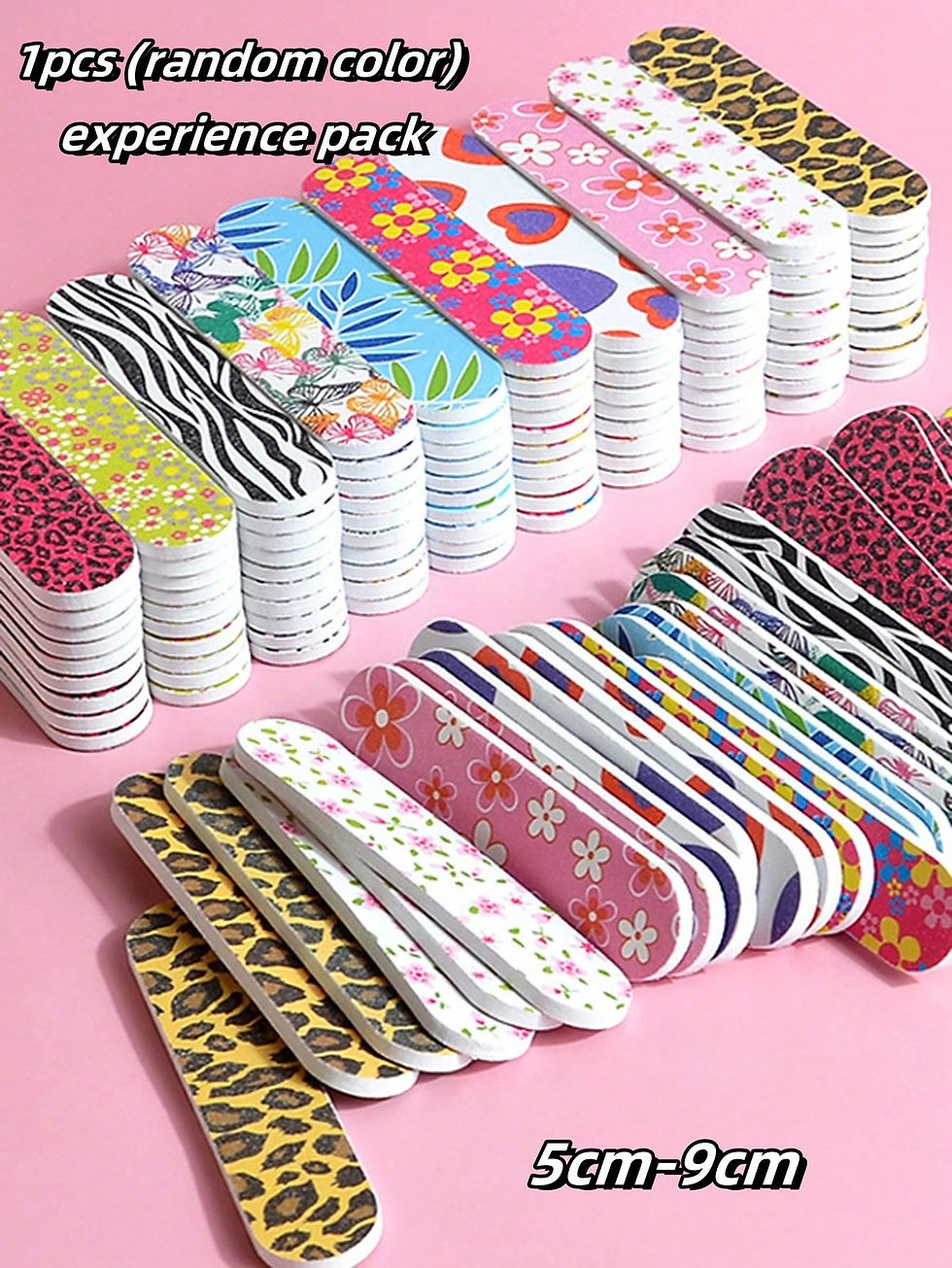 Miniatura: 50 piezas de Limas de uñas de colores variados