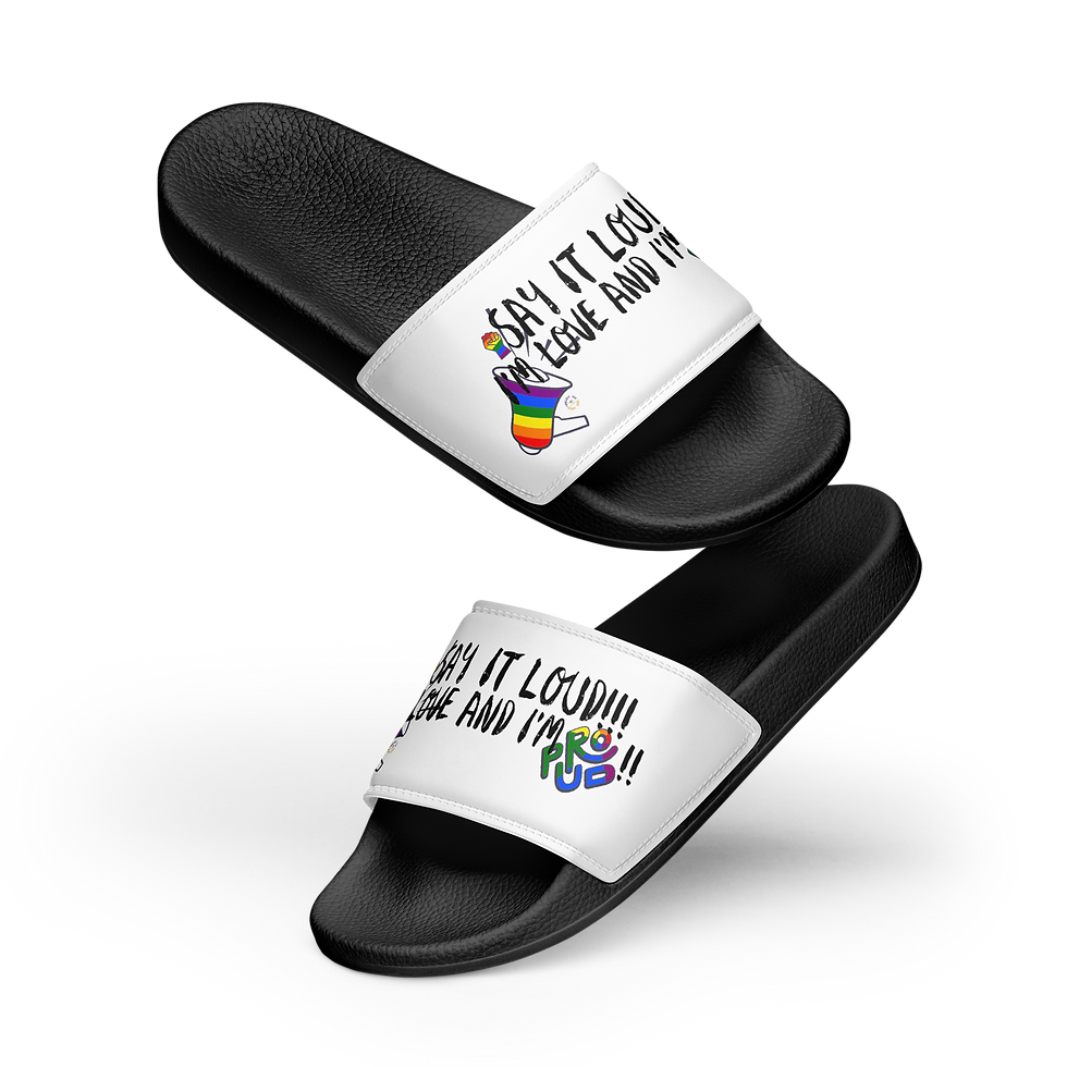Miniature : I'M LOVE AND I'M PROUD Men's Slides