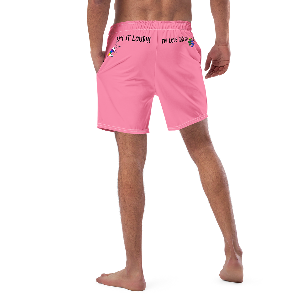 Миниатюра: U.H. D.U.H. Pride Swim Trunks Pink