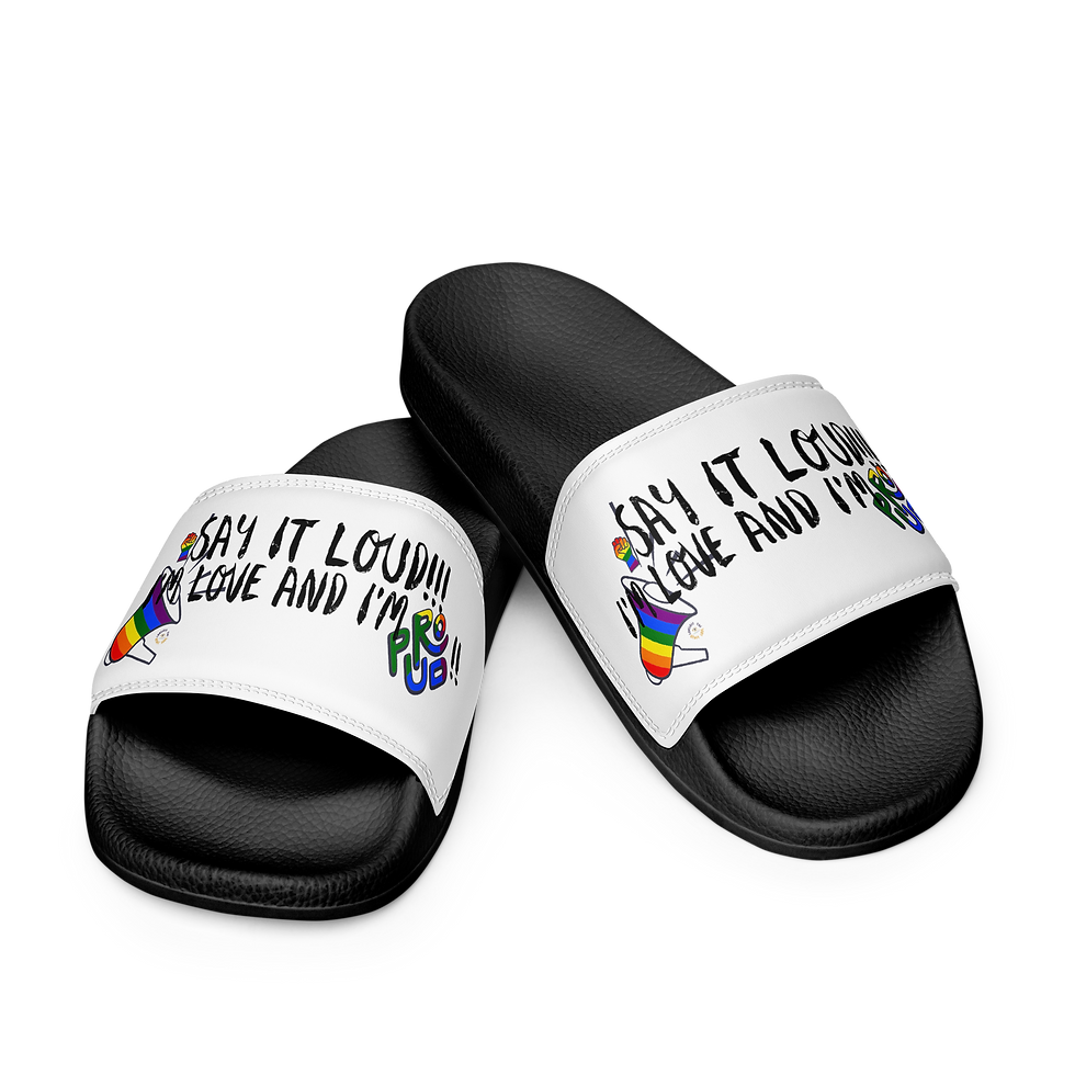 Miniature : I'M LOVE AND I'M PROUD Men's Slides