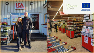 ICA Polar, den självklara mötesplatsen i byn