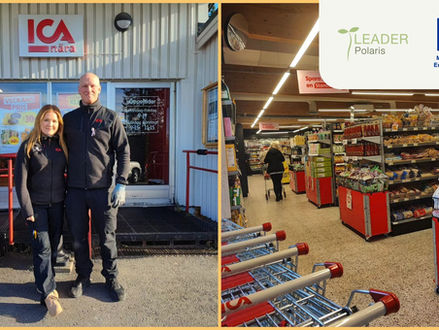 ICA Polar, den självklara mötesplatsen i byn