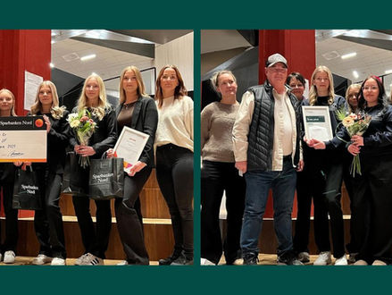 UF-företag prisades på Gymnasiets årliga event i Kunskapshuset