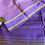 Thumbnail: Udupi cotton saree in tones of Violet
