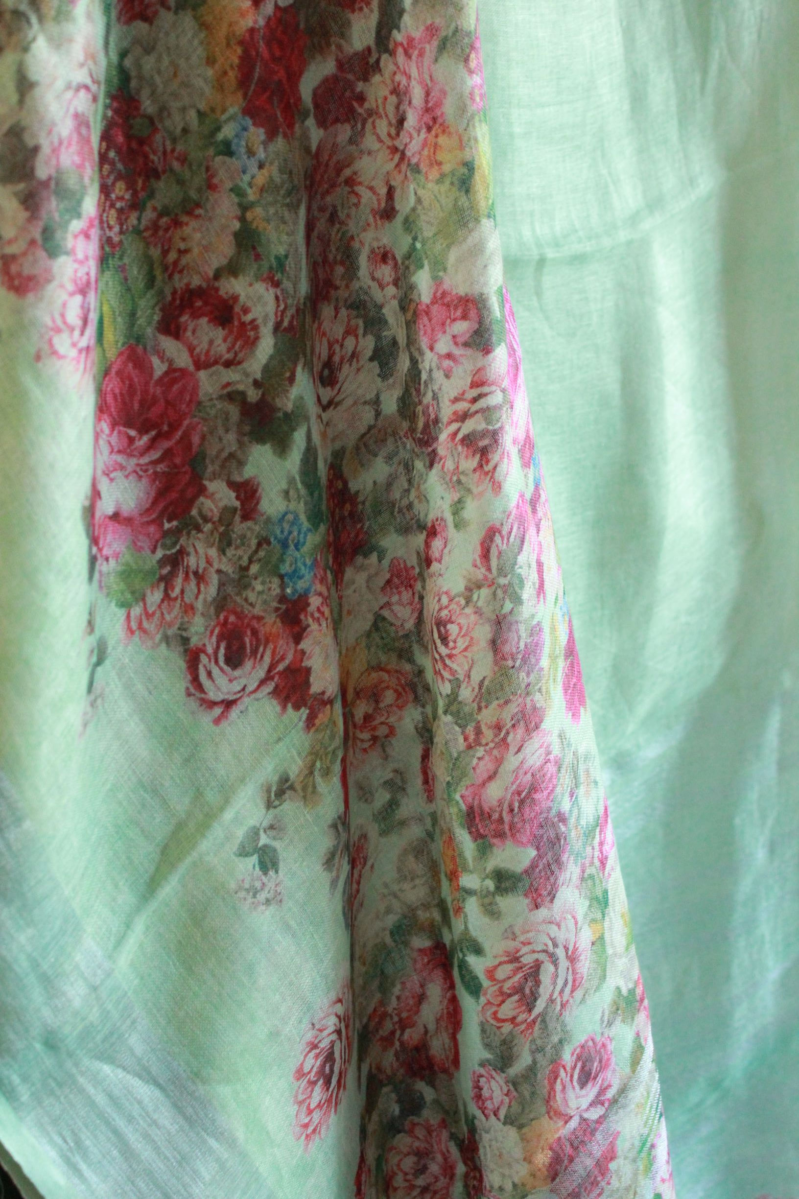 Digital print on linen