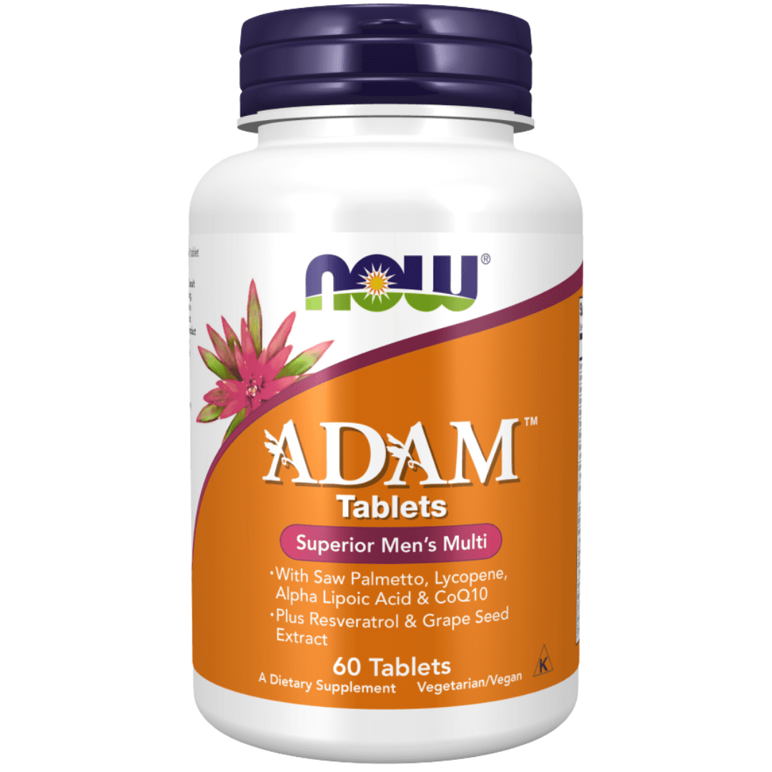NOW ADAM Men's Multivitamin – Complete Daily Men's Health Support