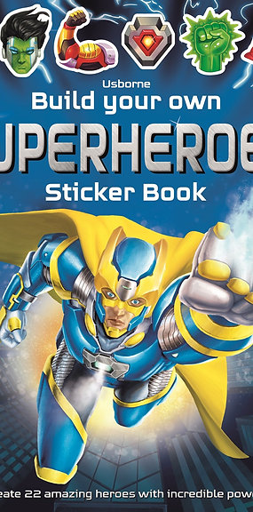 Build Your Own Superheroes Sticker Book
