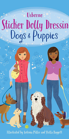 Sticker Dolly Dressing Dogs and Puppies