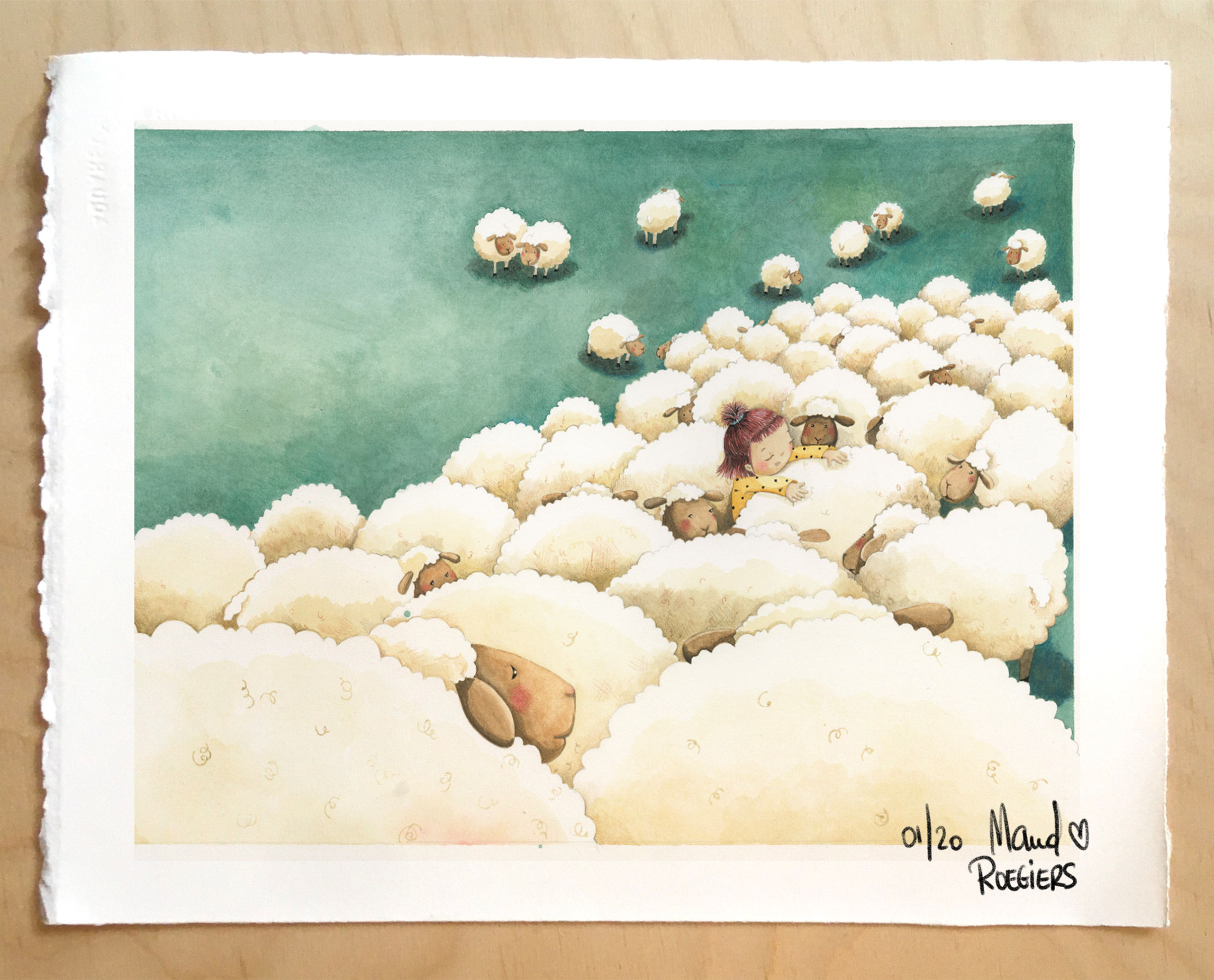 TIRAGE FineArt "Les moutons" 20 exemplaires