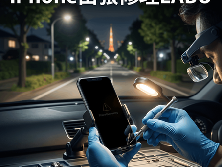 【猛暑日の恐怖】車内ナビでiPhoneが熱暴走・電源オフ!深夜のバッテリー緊急交換は24時間出張修理