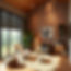 Warm therapy office with nature and brick accent.jpg
