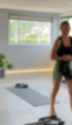 Pilates expert Francesca Davey teaching in south Norfolk