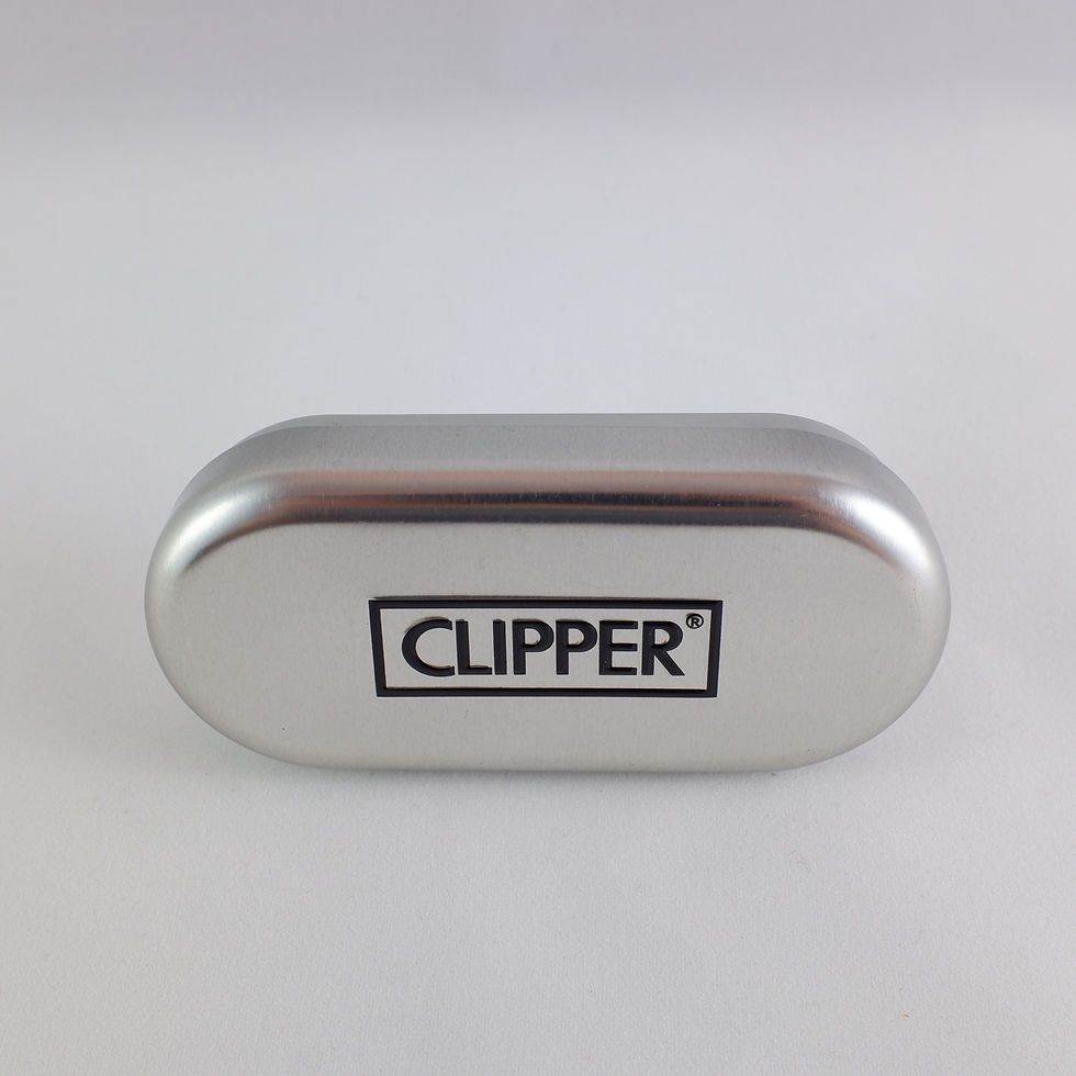 Thumbnail: Icy Purple Rainbow Metal Clipper Lighter with box
