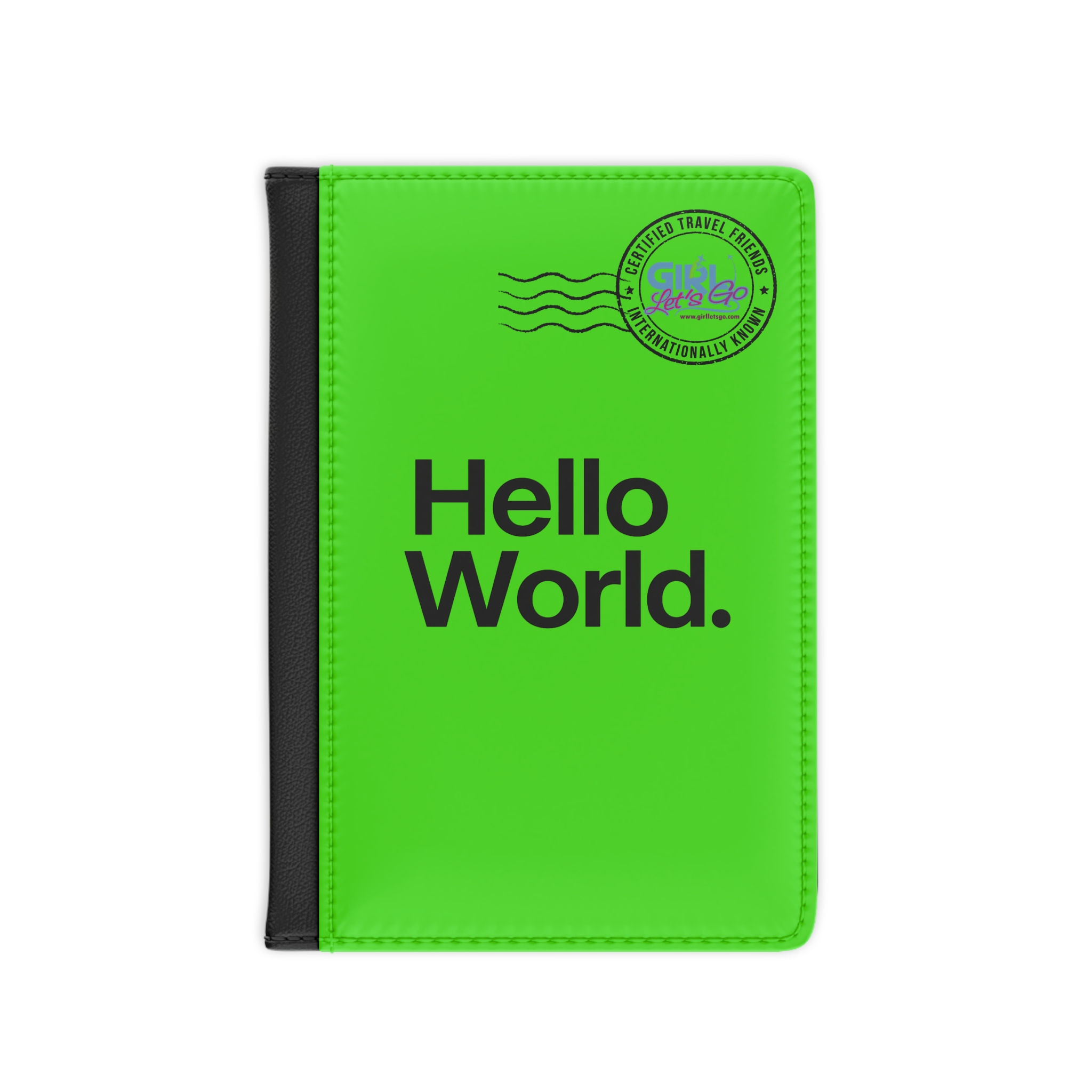 Hello World - Tropical Passport Cover *Green