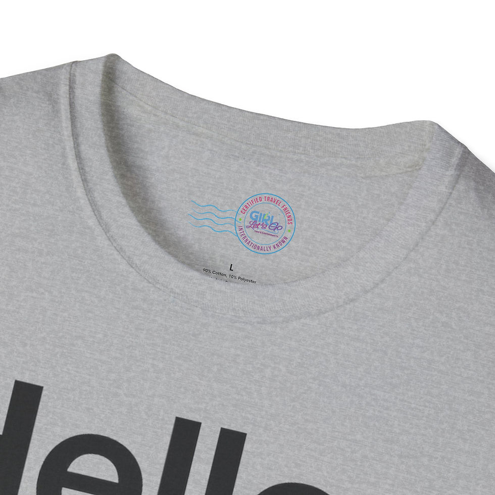 Thumbnail: Hello World – Multilingual Greeting Tee (Unisex)