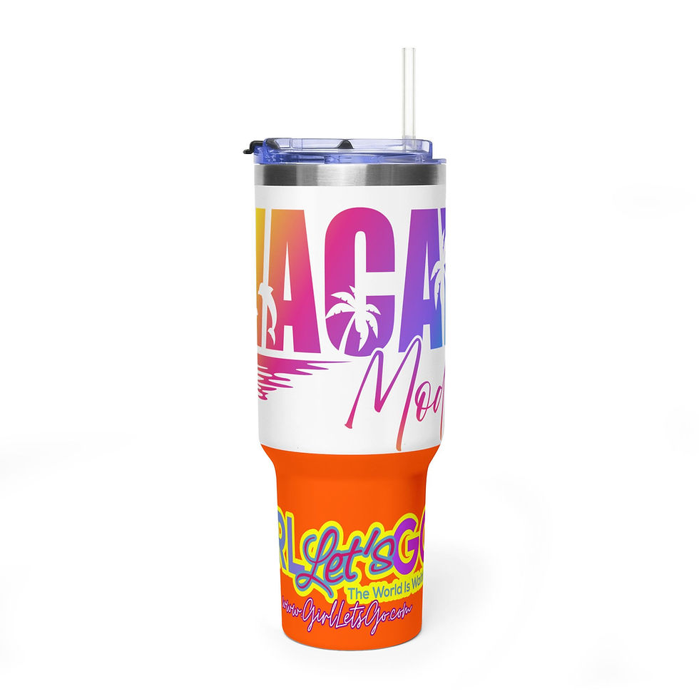 Thumbnail: Vaycay Mode 40oz Vacuum Tumbler - Orange