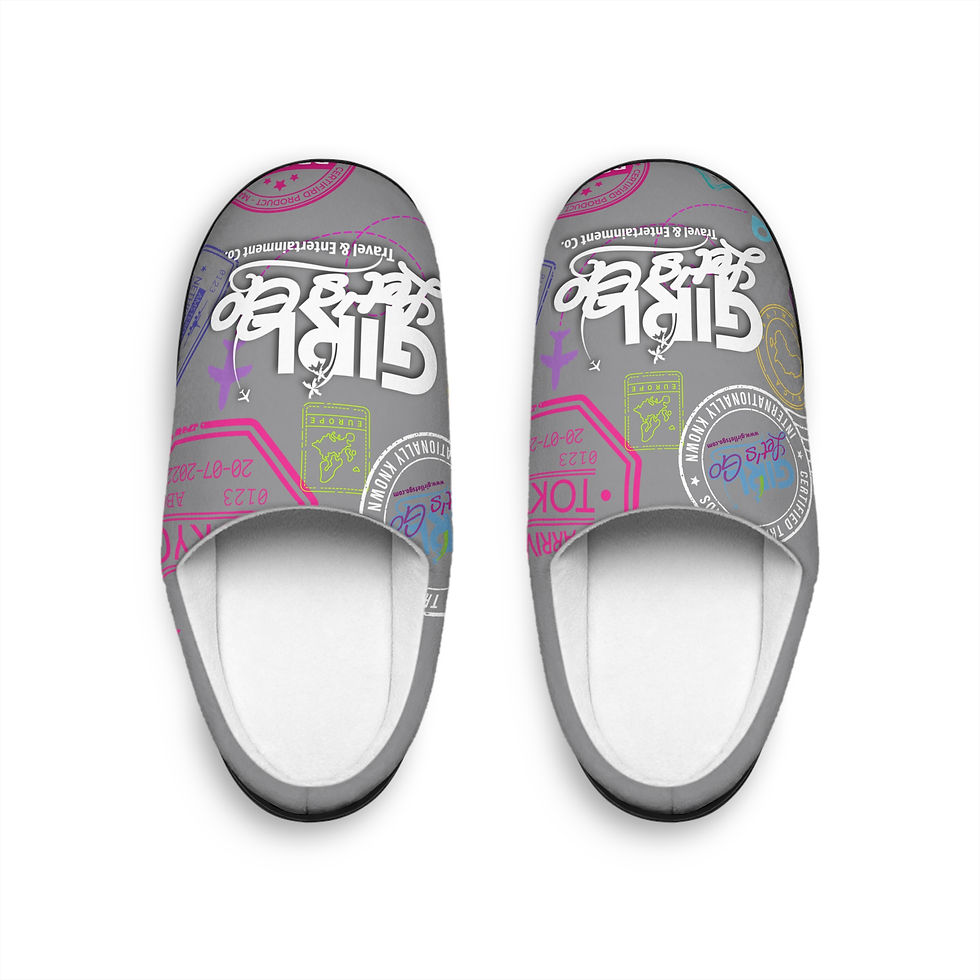 Magic Slippers - (Passport Princess) Grey