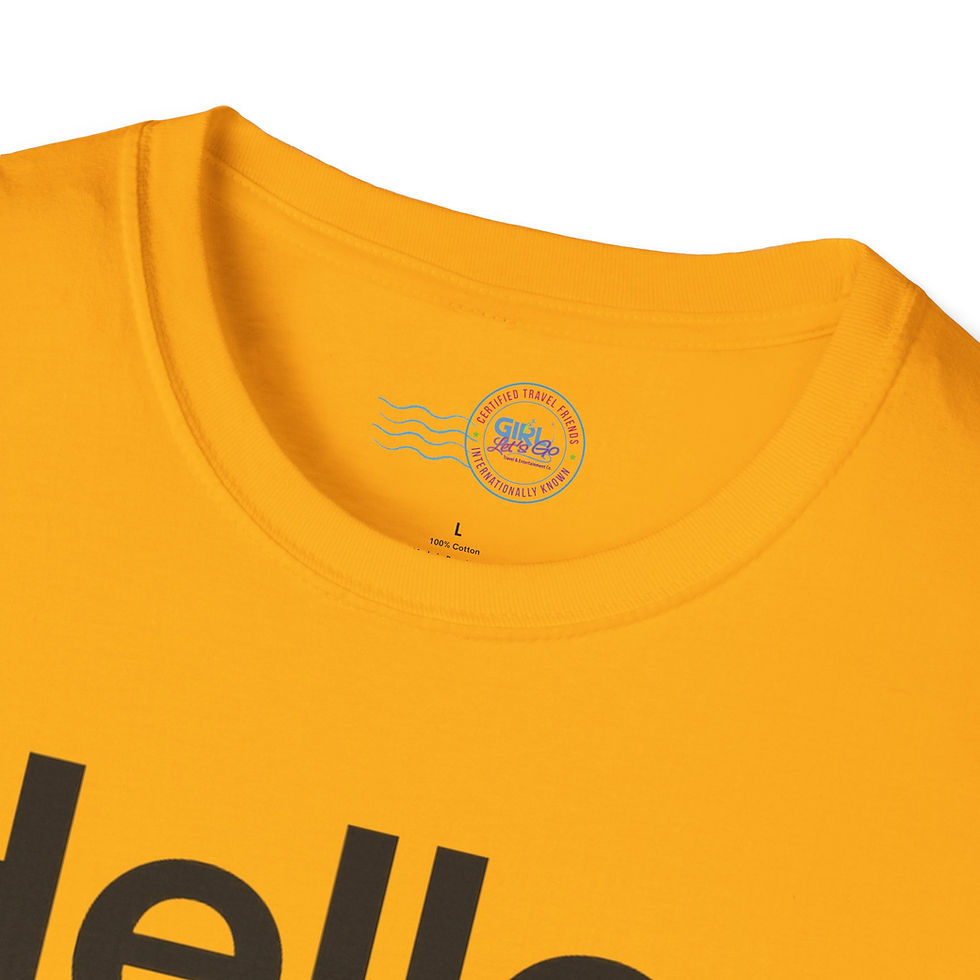 Thumbnail: Hello World – Multilingual Greeting Tee (Unisex)