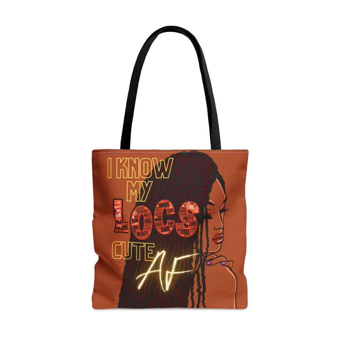 Cute AF Tote (Brown)
