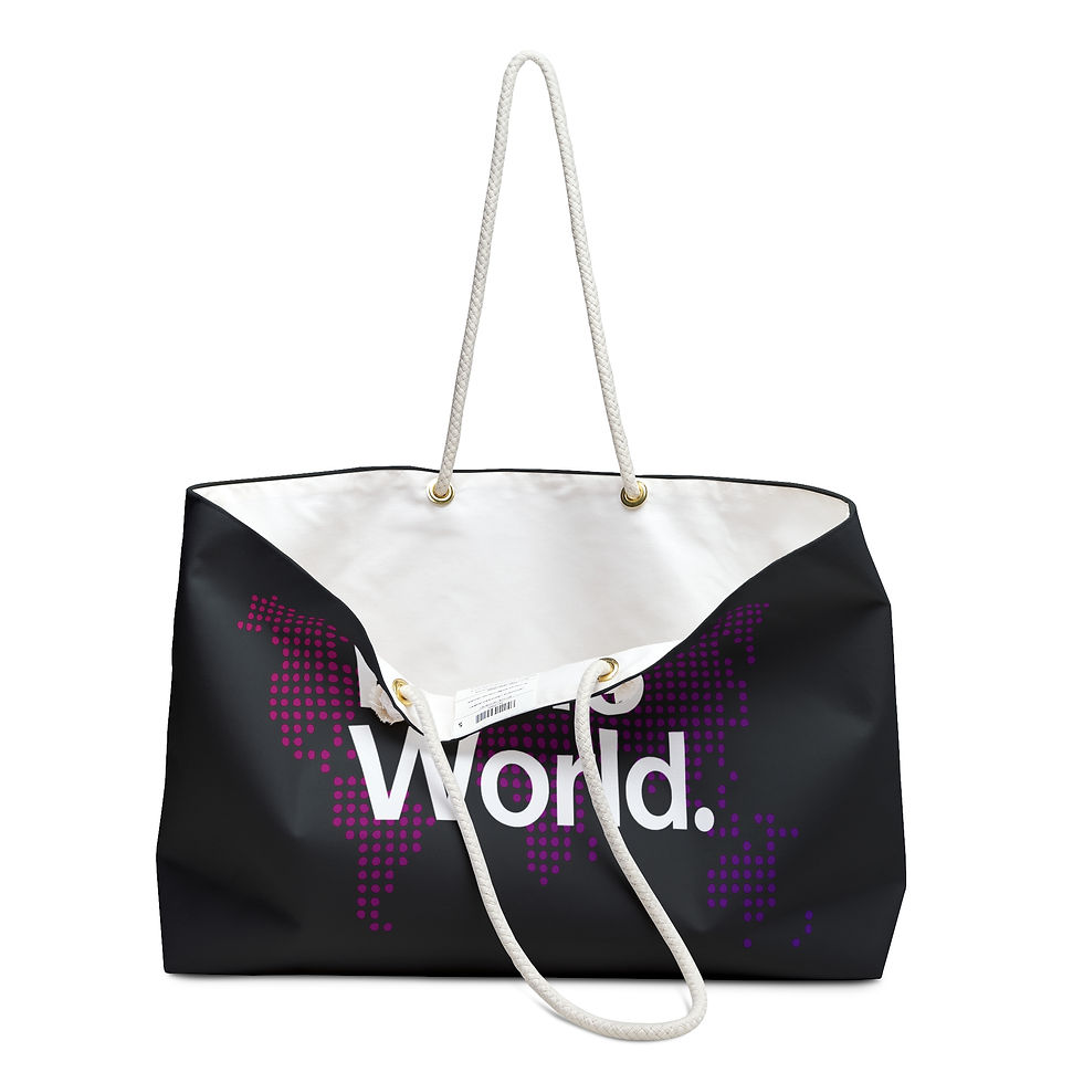 Thumbnail: Hello World, Weekender Bag 