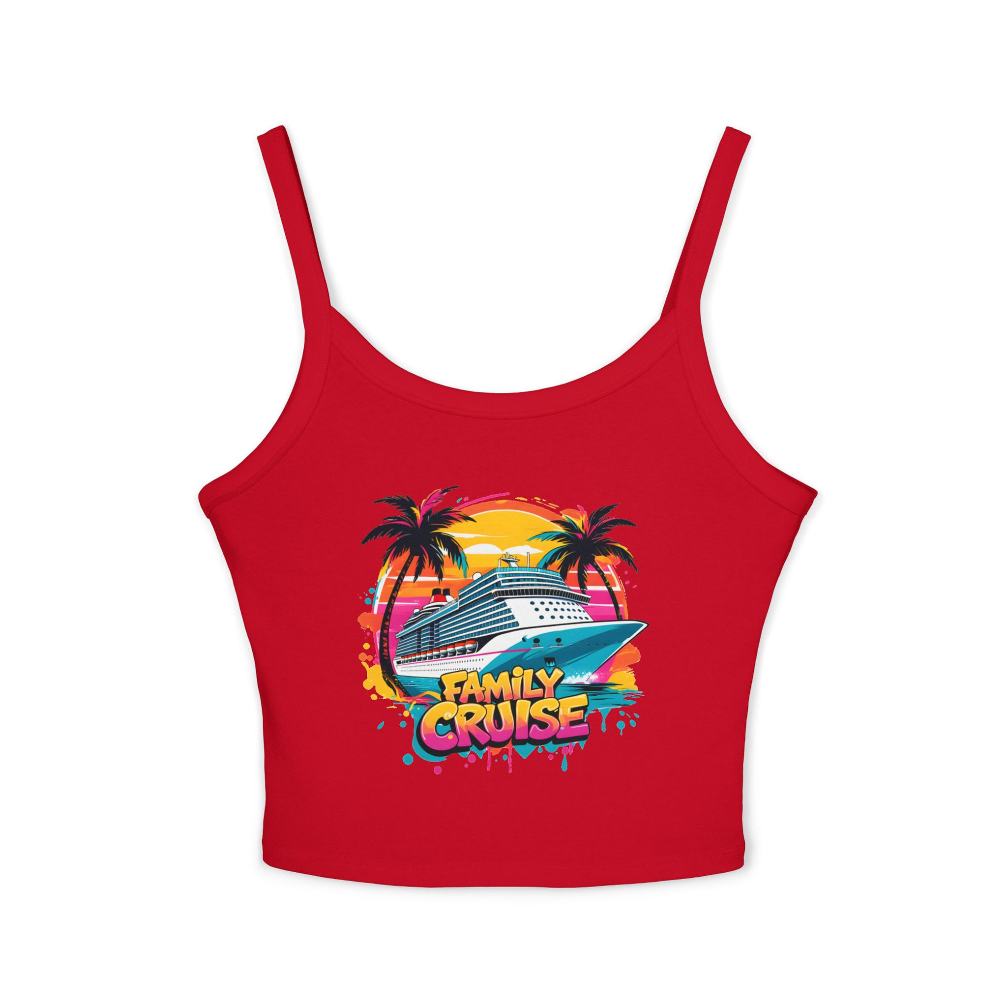 Family Cruise Spaghetti Strap Tank Top