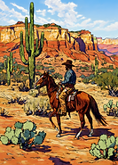 Cowboy Landscape