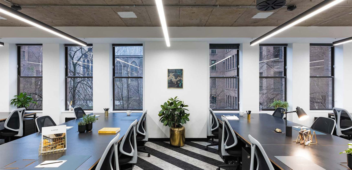 Bright and Airy Office Environment for Increased Efficiency